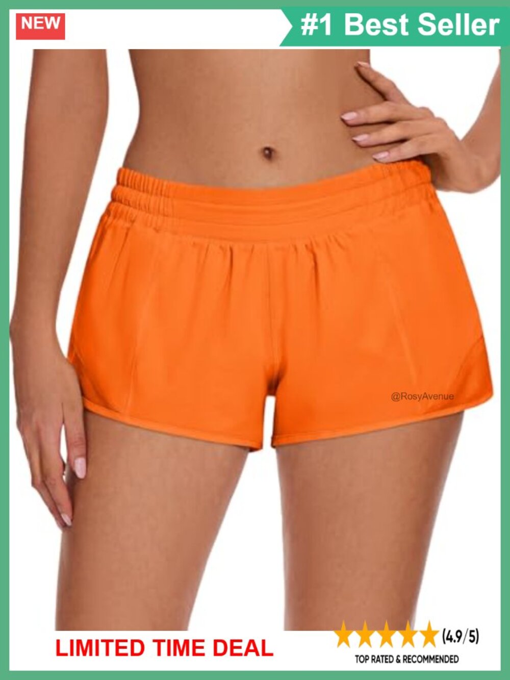 Women's Running Shorts with Zipper Pocket & Mesh Liner Quick Dry Gym Workout